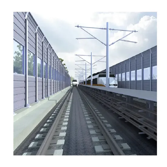 Galvanized Steel Sheet White/Green/Blue Acoustic Highways Sound Noise Barriers