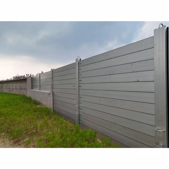 Barreira de proteção contra inundações de liga de alumínio para metrô