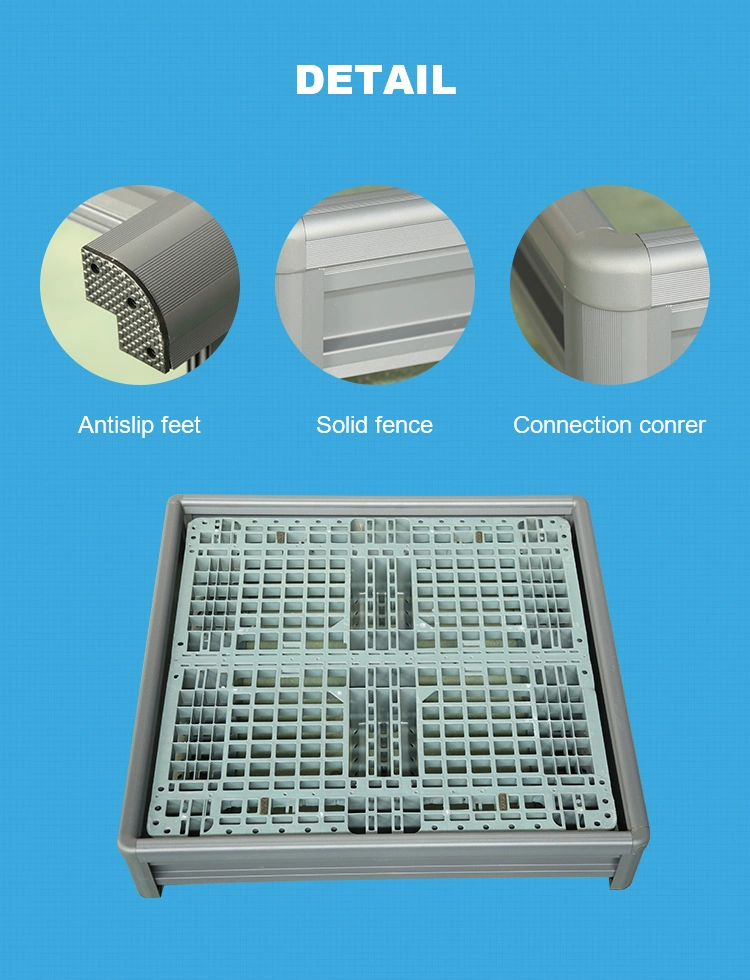 Supermarket Aluminum Profile Pallet Protector Pallet Guard for Retailers