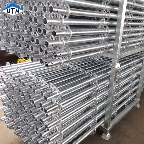 Construction Layher Scaffolding Hot DIP Galvanized Ponteggio Andamios Ringlock Scaffolding