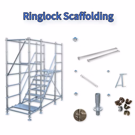Construction Layher Scaffolding Hot DIP Galvanized Ponteggio Andamios Ringlock Scaffolding