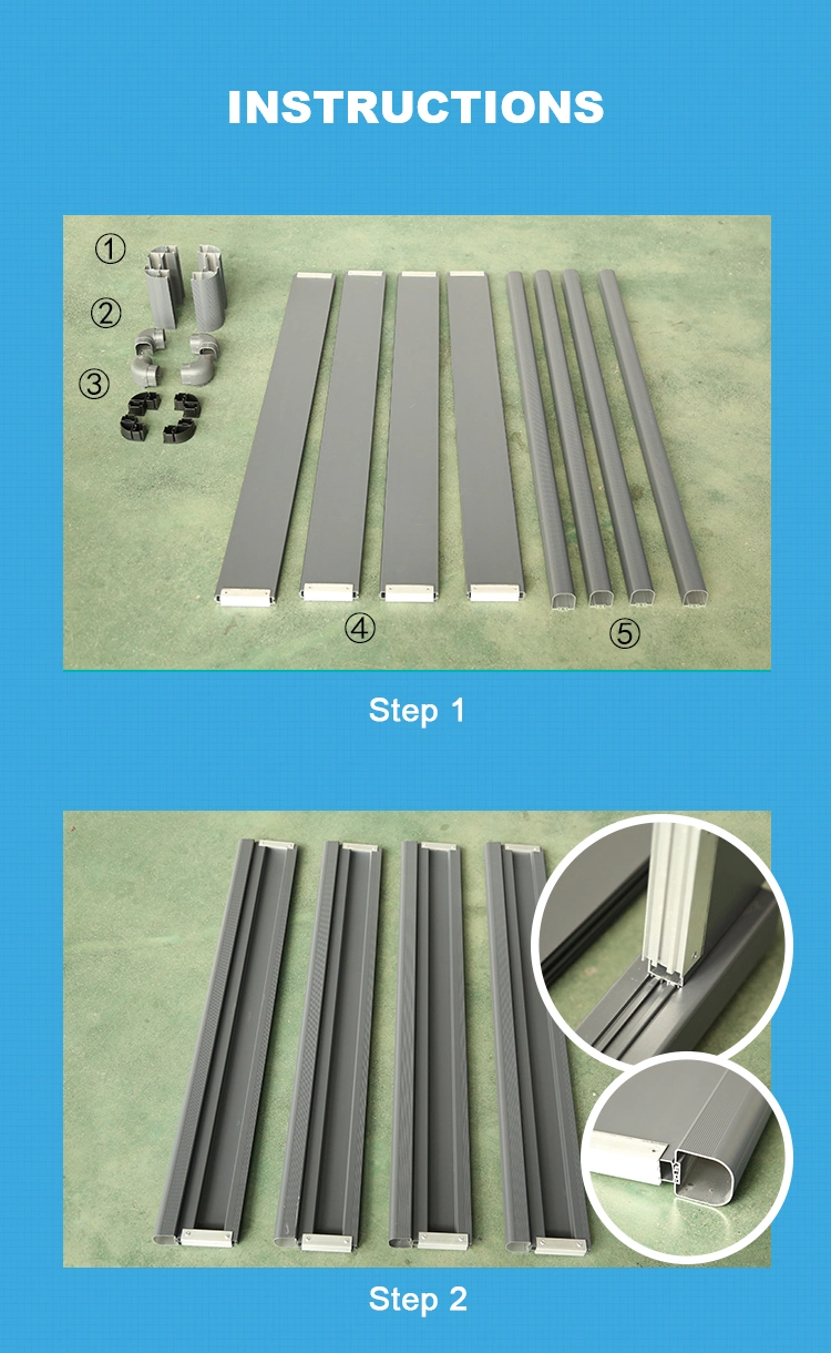 Supermarket Aluminum Profile Pallet Protector Pallet Guard for Retailers