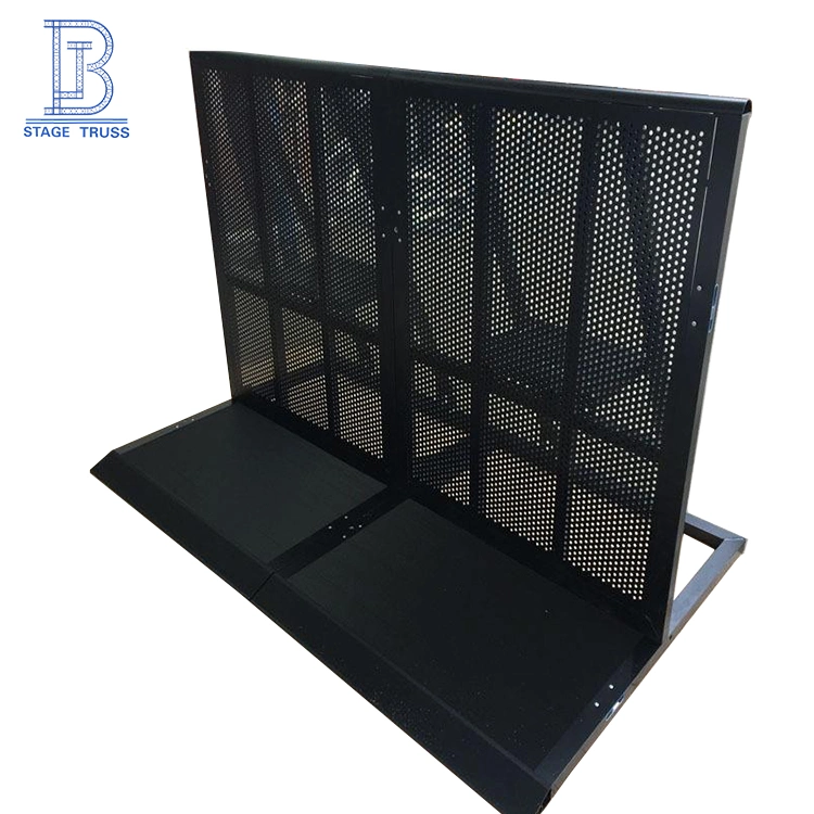 Steel Black Corcert Mojo Barricade Event Crowd Control Barrier