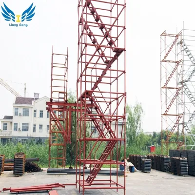 Torre de andaimes de aço da fábrica Lianggong China para edifício de escritórios elevado