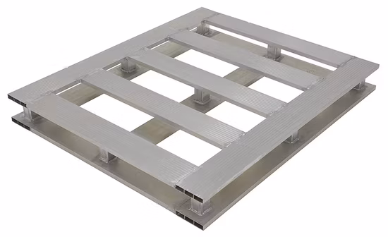 Palete farmacêutica de alumínio soldada com vedação Grupo de alumínio da Ásia fabricado