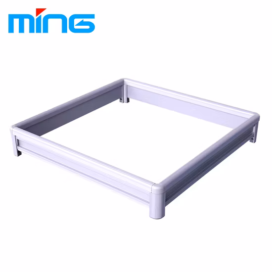 Protetor de palete de perfil de alumínio para supermercados para varejistas