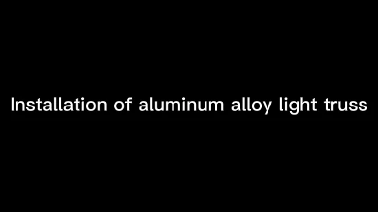 Treliça de alumínio profissional portátil de fábrica 33 pés x 20 pés parafusada para iluminação de eventos