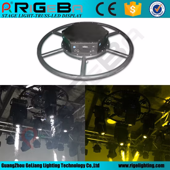 Treliça de alumínio rotativa de 1,15 m/1,5 m para festa de palco