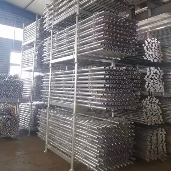 Construtor de andaimes de material de aço resistente Allround Ringlock andaime para construção de pontes/prédios