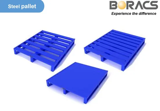 Palete de perfil Q235 de face única para empresa de frutos do mar, palete de alumínio para armazenamento a frio